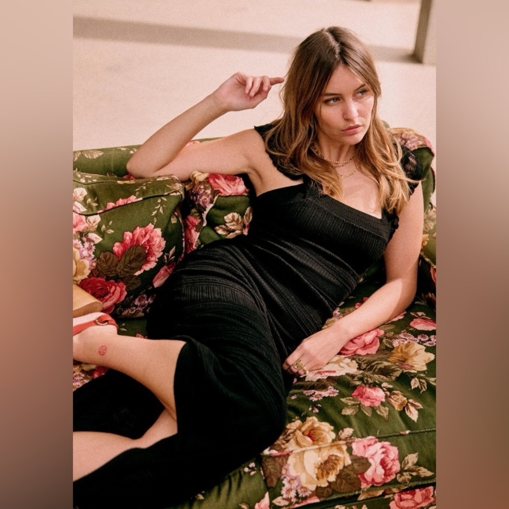 Sézane Isabelle Dress in Black Size XS